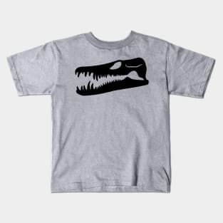 Attenborosaurus skull - black Kids T-Shirt